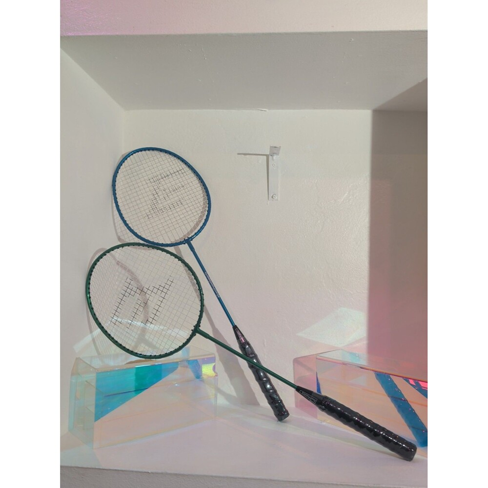 NEW EastPoint Sports Badminton Racquets Set of 2 Pair Blue Green